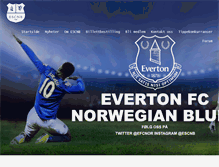 Tablet Screenshot of evertonfc.no